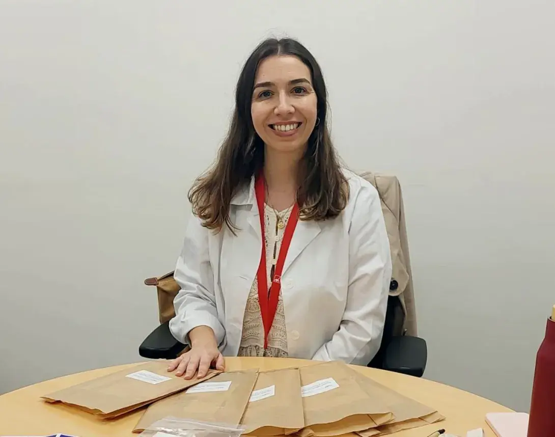 Enfermeira Diana Neves numa ação de rastreio corporativa realizada pela MovSaúde